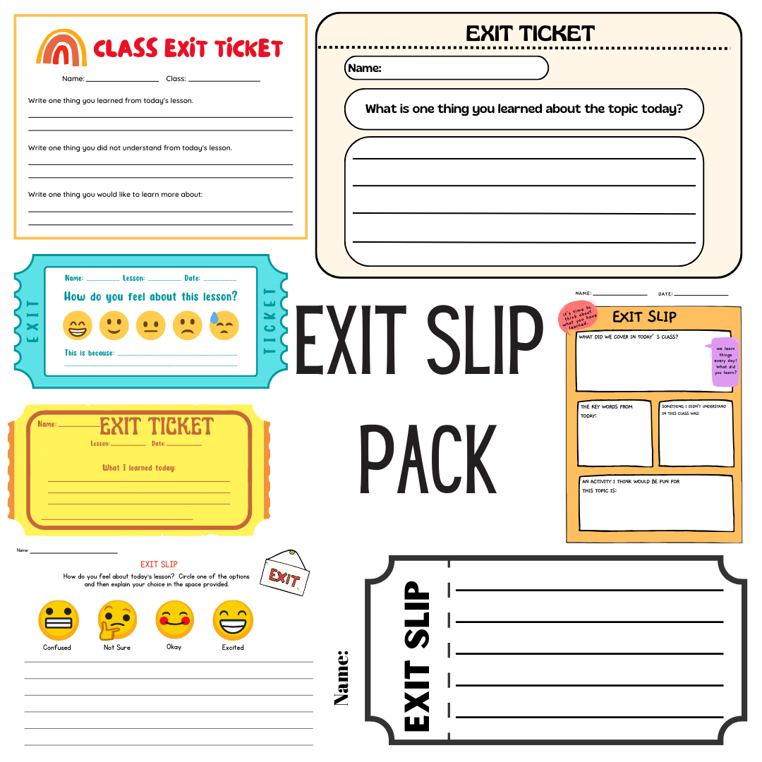 Exit Slip Pack